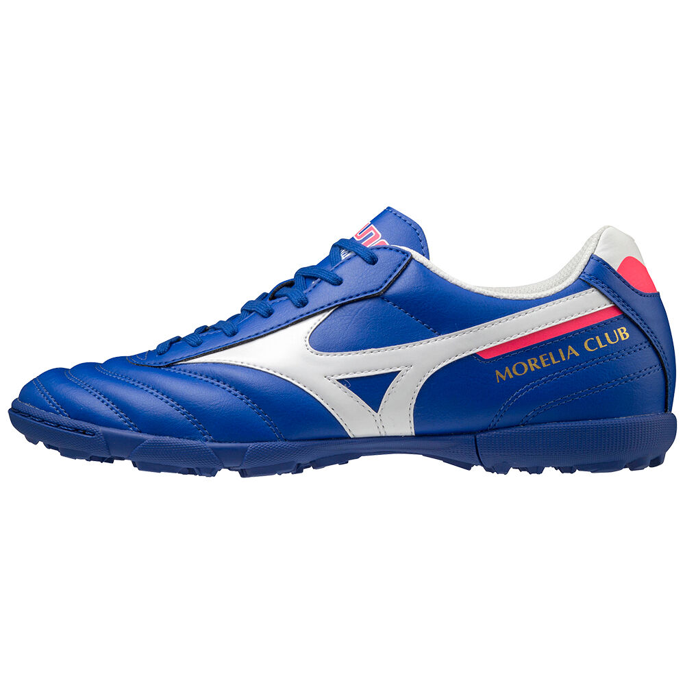 Mens Mizuno Morelia II Club AS Soccer Shoes Blue/White Philippines (OFAHYX708)